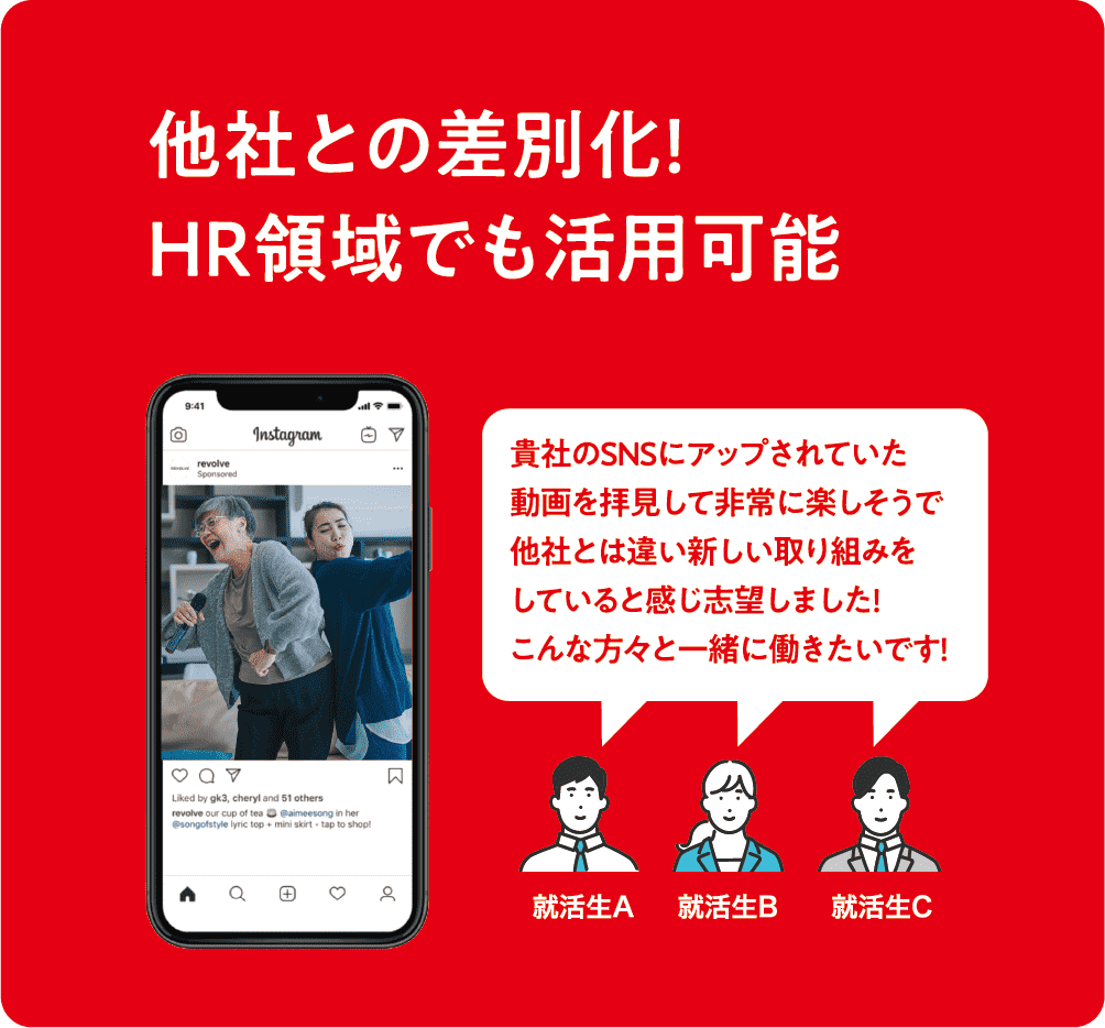 他社との差別化 HR領域でも活用可能
